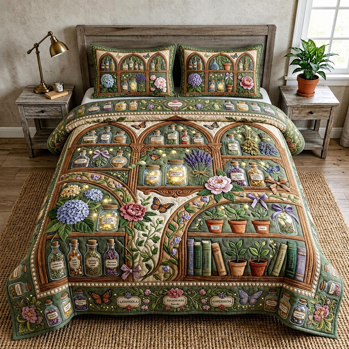 Bloom Haven 3-Piece Quilted Bedding Set GFTOMA11546