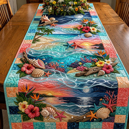 Shoreline Serenity Quilted Table Runner GFTOMA11554