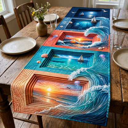 Ocean Treasures Quilted Table Runner GFTOMA11558