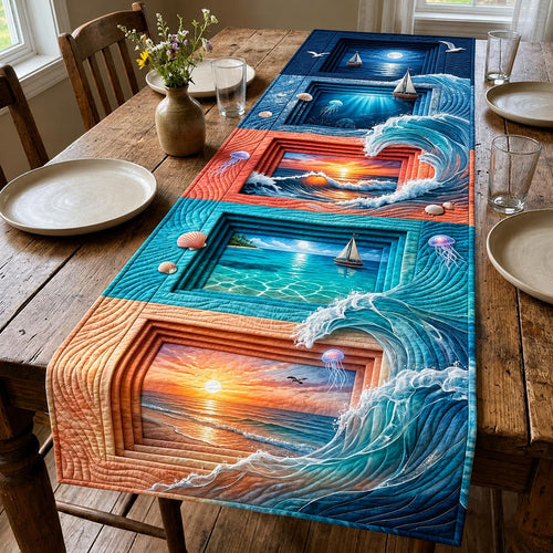 Ocean Treasures Quilted Table Runner GFTOMA11558