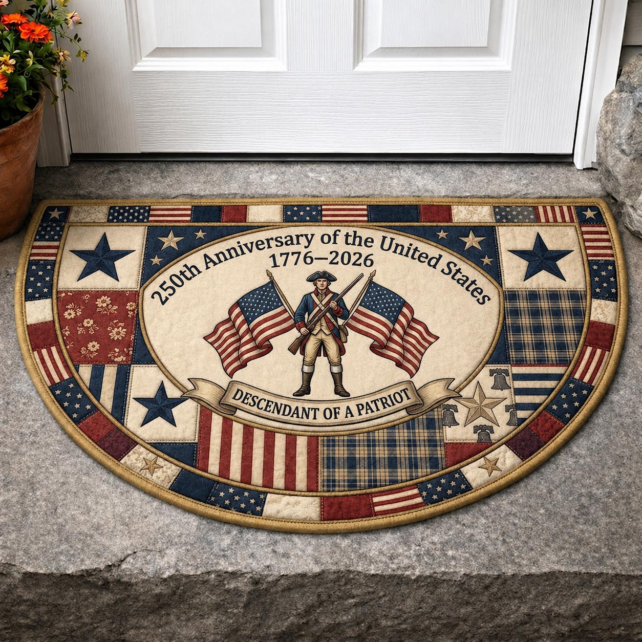 Liberty March Quilted Welcome Mat GFTOMA11681