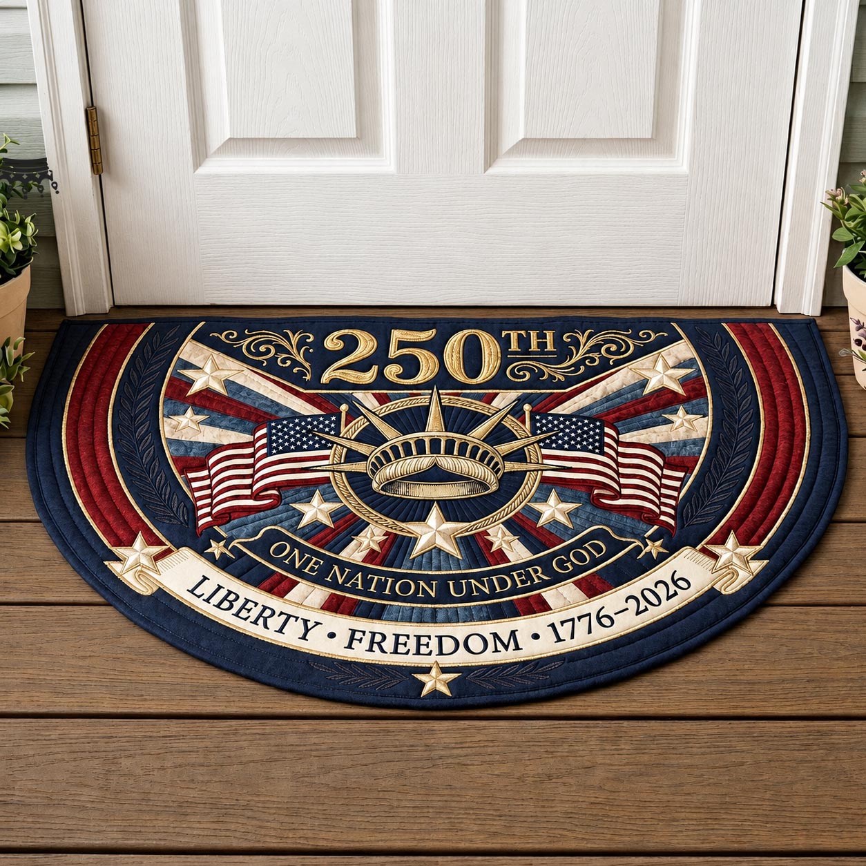 Liberty Voices Quilted Welcome Mat GFTOMA11705