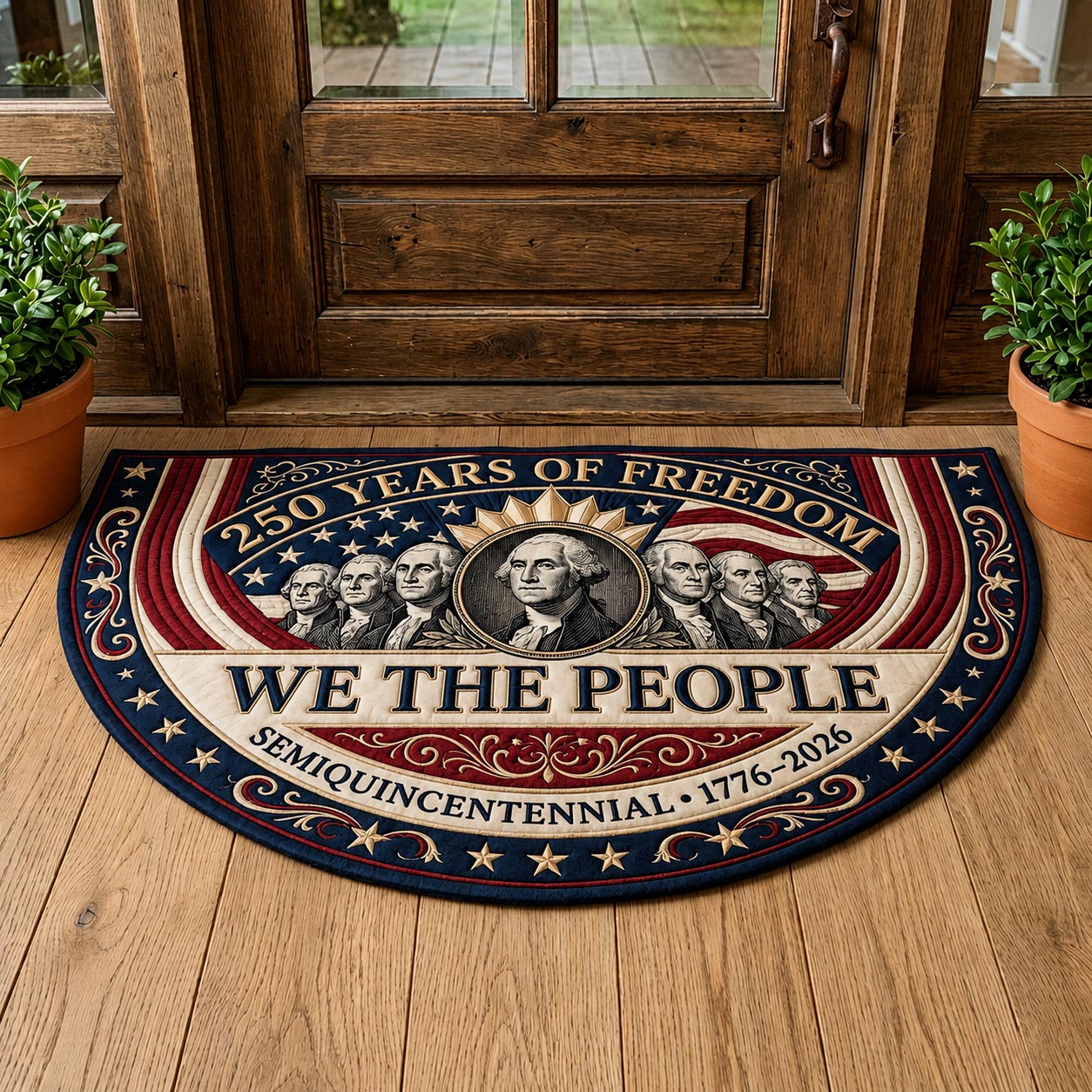 Liberty Voices Quilted Welcome Mat GFTOMA11709