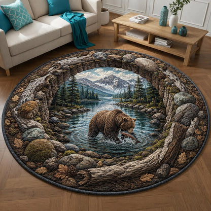 Rustic Guardian Quilted Round Mat GFTOMA11754