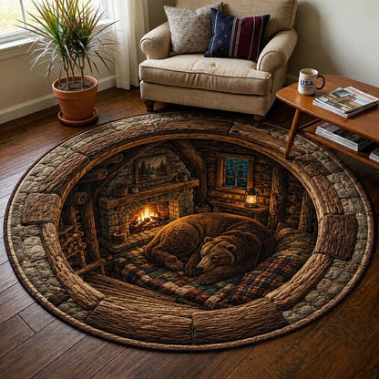 Rustic Guardian Quilted Round Mat GFTOMA11755