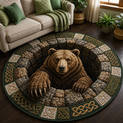 Rustic Guardian Quilted Round Mat GFTOMA11756