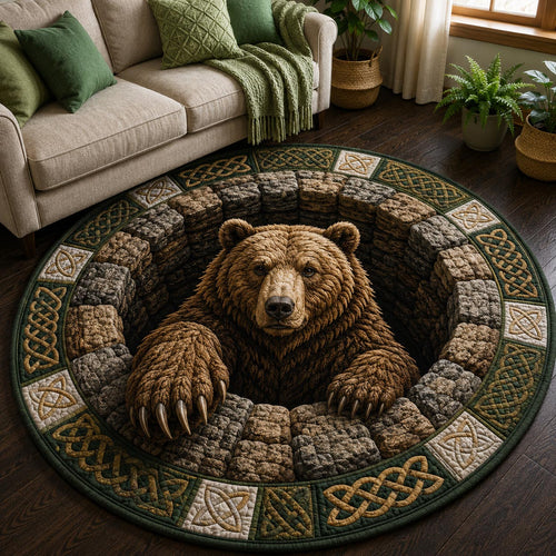Rustic Guardian Quilted Round Mat GFTOMA11756