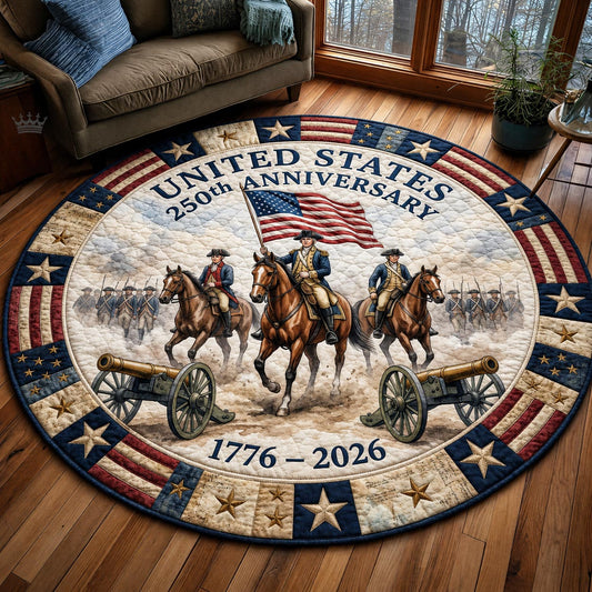 Liberty March Quilted Round Mat GFTOMA11758