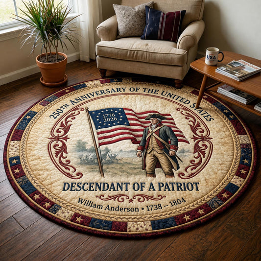 Patriot Rise Quilted Round Mat GFTOMA11759
