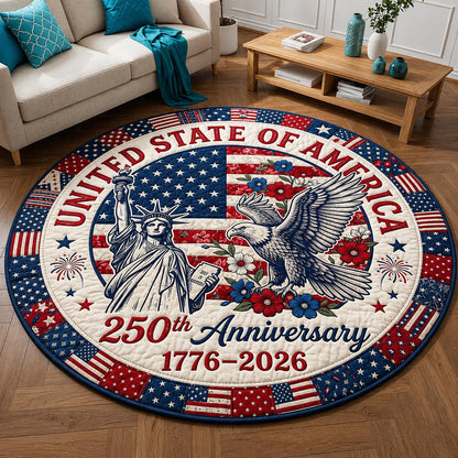 Liberty Voices Quilted Round Mat GFTOMA11762