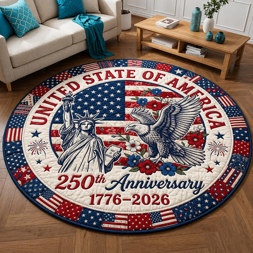 Liberty Voices Quilted Round Mat GFTOMA11762