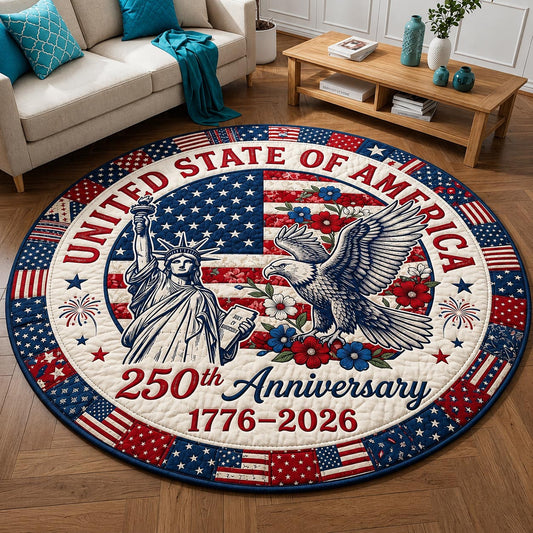 Liberty Voices Quilted Round Mat GFTOMA11762