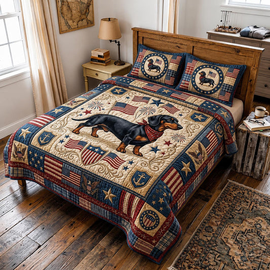 Proud Paws 3-Piece Quilted Bedding Set GFTOMA11786