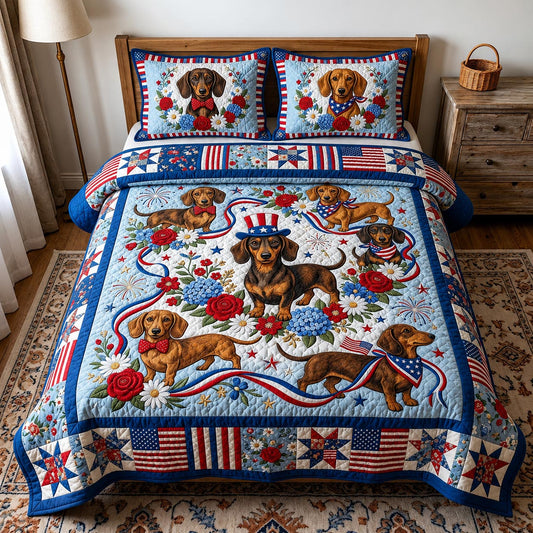 Paws United 3-Piece Quilted Bedding Set GFTOMA11788