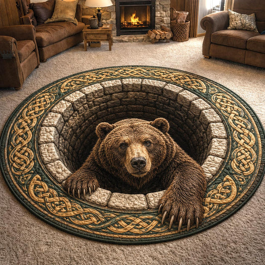 Woodland Lodge Quilted Round Mat GFTOMA11811