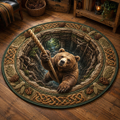 Rustic Guardian Quilted Round Mat GFTOMA11812