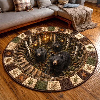 Rustic Guardian Quilted Round Mat GFTOMA11813