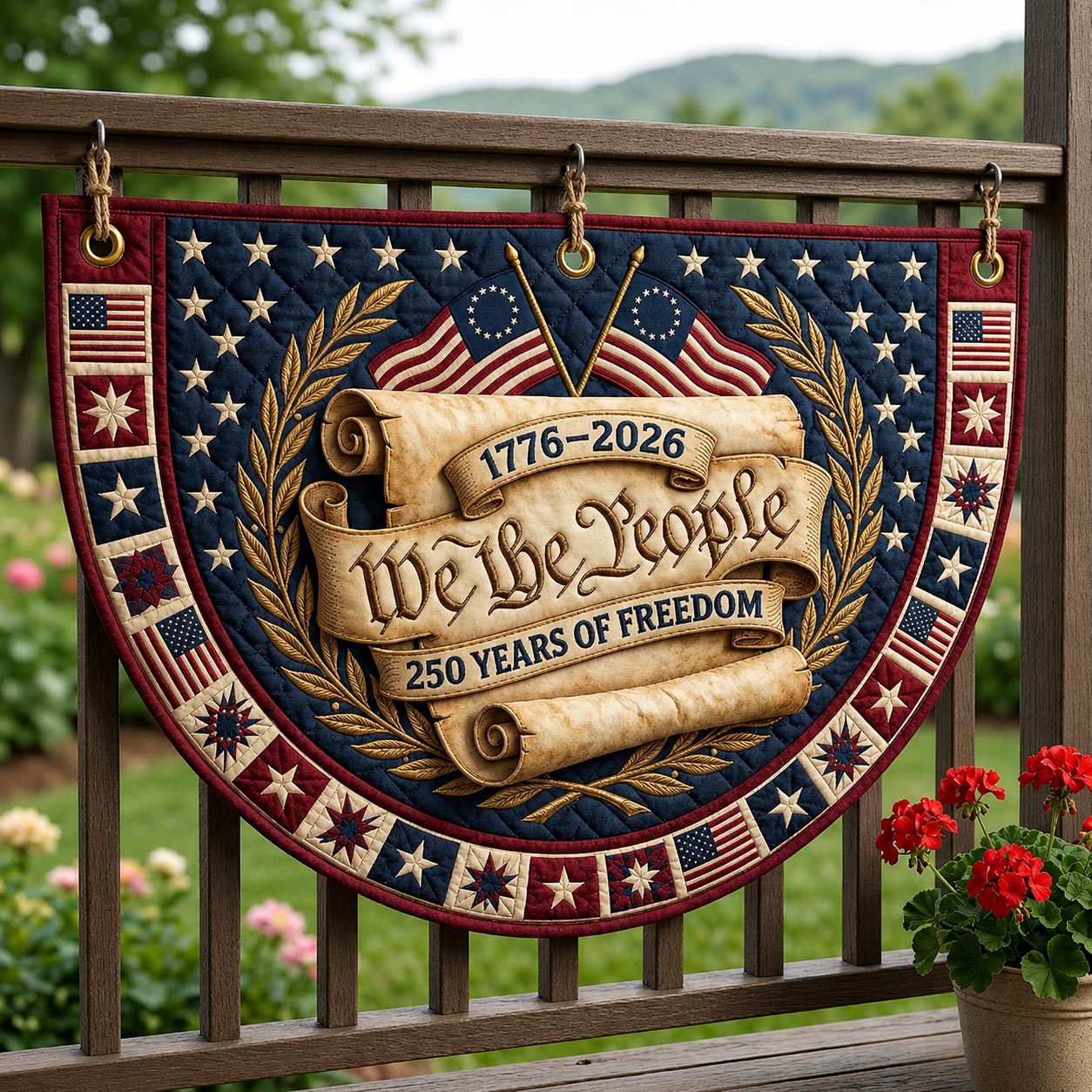 Patriot Palette Fan Flag GFTOMA11852