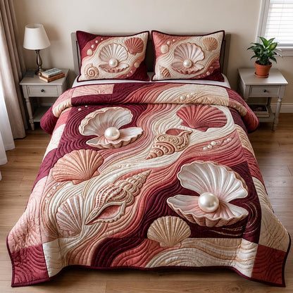 Coastal Whisper 3-Piece Quilted Bedding Set GFTOMA11881