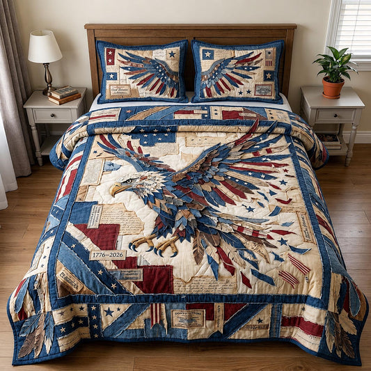 Heritage Patch 3-Piece Quilted Bedding Set GFTOMA11899