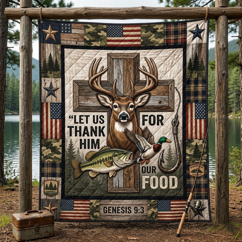 Faith Outdoors Quilted Blanket GFTOMA11941