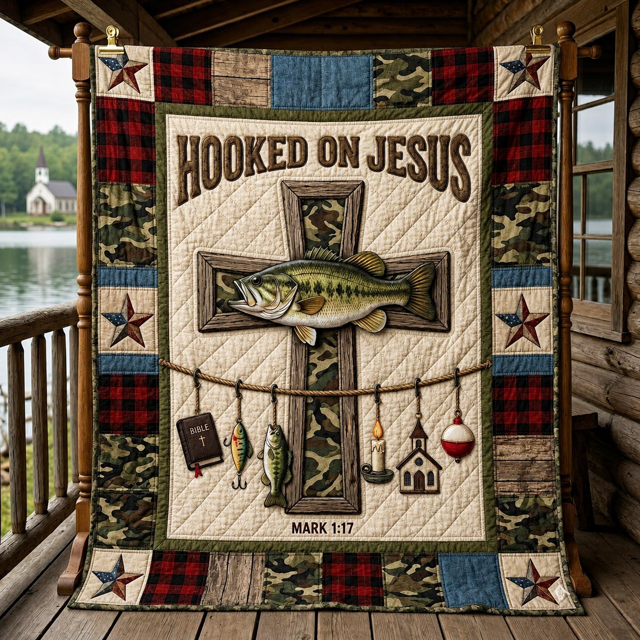 Rustic Faith Quilted Blanket GFTOMA11944