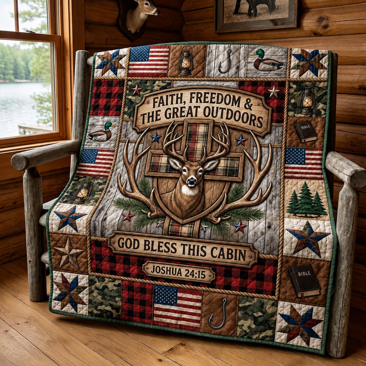 Outdoor Grace Quilted Blanket GFTOMA11946