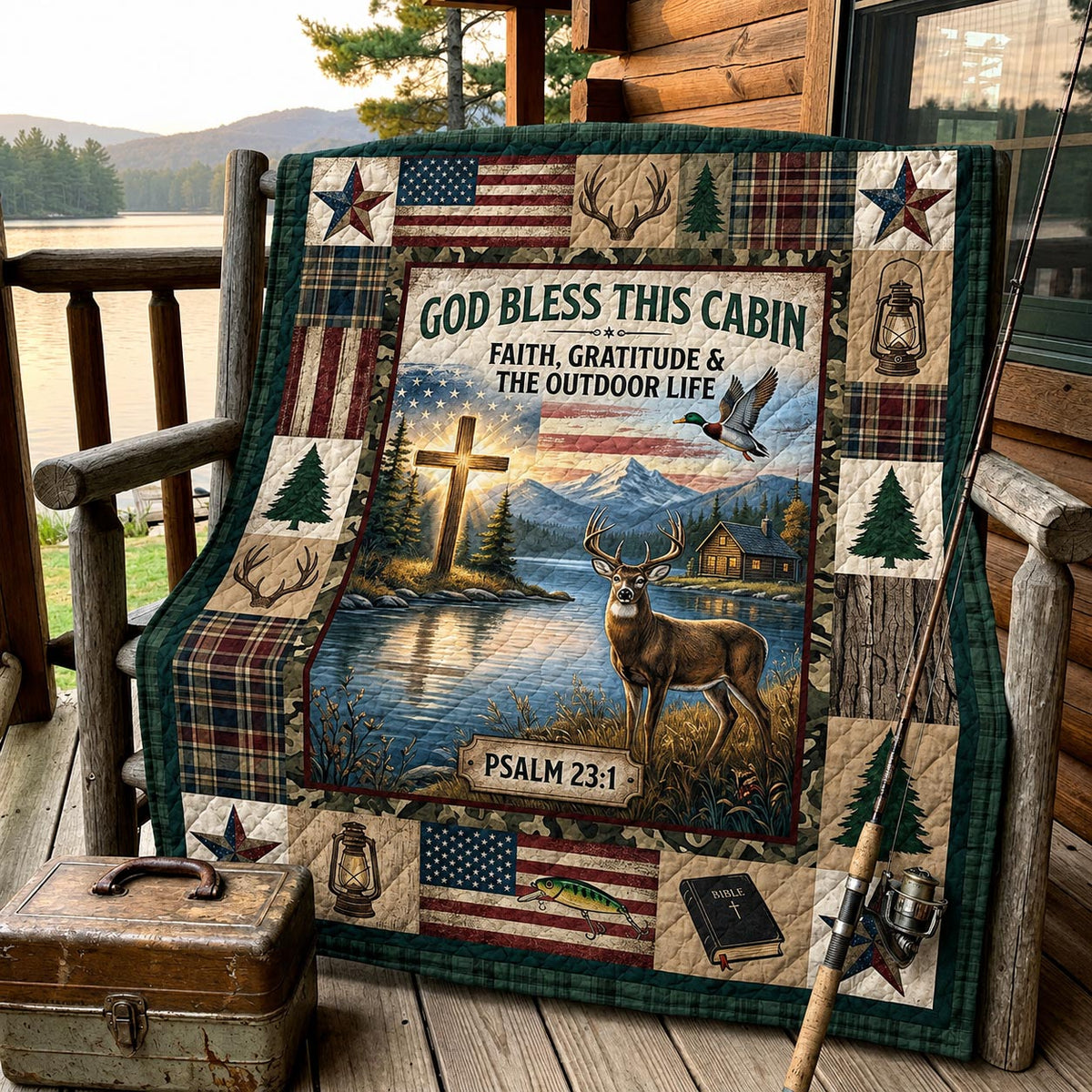 Reel Faith Quilted Blanket GFTOMA11948