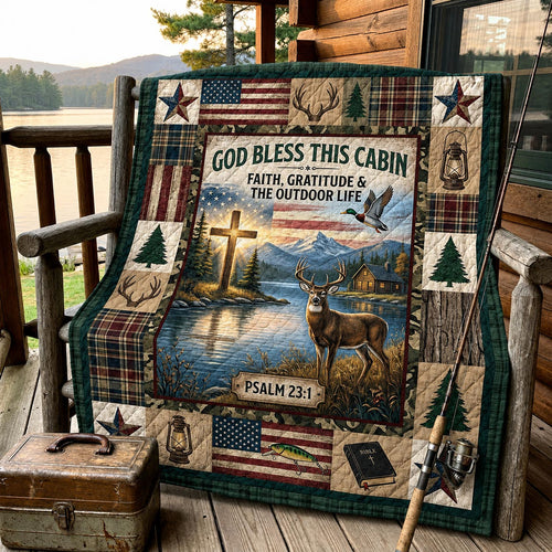 Reel Faith Quilted Blanket GFTOMA11948