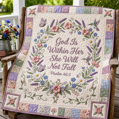 Faith Garden Quilted Blanket GFTOMA11952