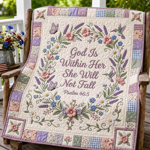 Faith Garden Quilted Blanket GFTOMA11952