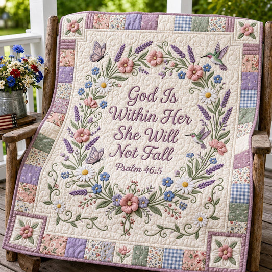 Faith Garden Quilted Blanket GFTOMA11952