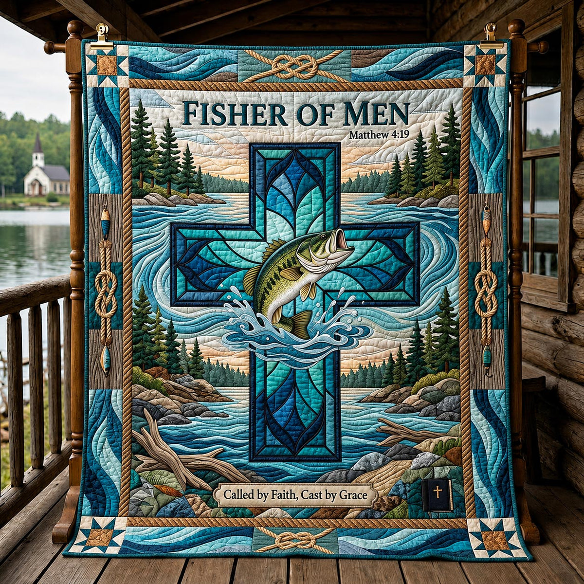 Faith Outdoors Quilted Blanket GFTOMA11982