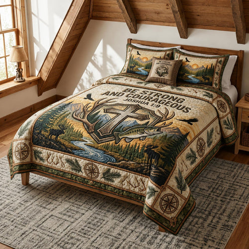 Faith Journey 3-Piece Quilted Bedding Set GFTOMA11986