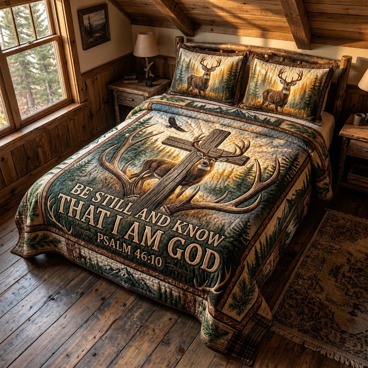 Outdoor Grace 3-Piece Quilted Bedding Set GFTOMA11989