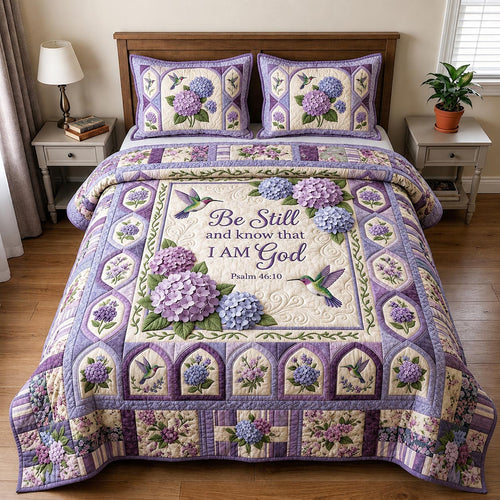 Grace Petals 3-Piece Quilted Bedding Set GFTOMA12012