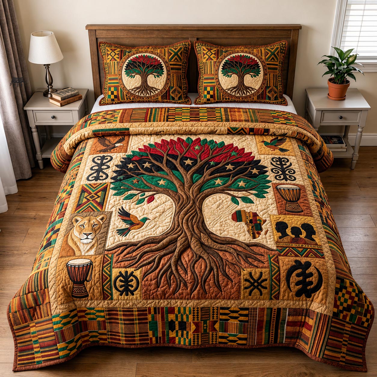 Soul Freedom 3-Piece Quilted Bedding Set GFTOMA12025
