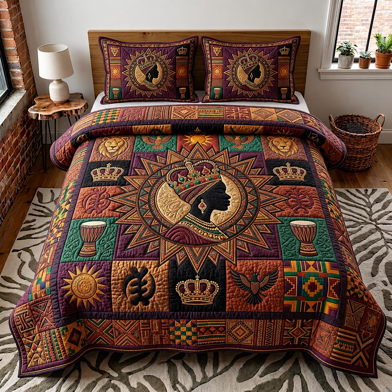 Soul Legacy 3-Piece Quilted Bedding Set GFTOMA12027
