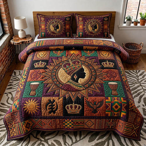 Soul Legacy 3-Piece Quilted Bedding Set GFTOMA12027