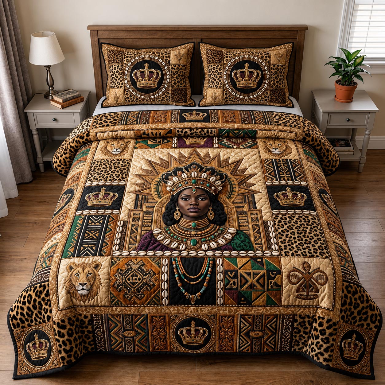 Heritage Soul 3-Piece Quilted Bedding Set GFTOMA12028