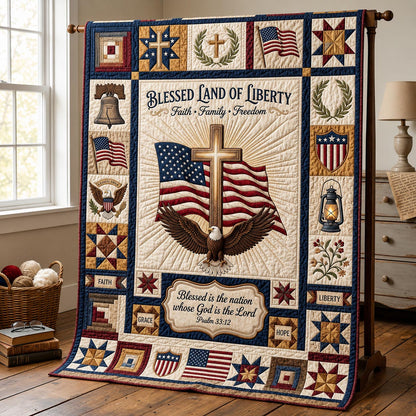 Faith Heritage Quilted Blanket GFTOMA12041