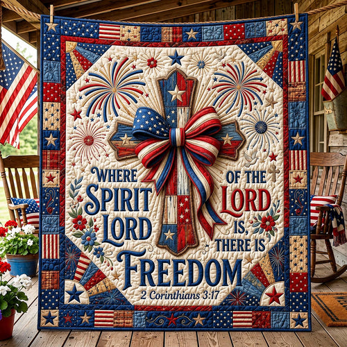 Freedom Grace Quilted Blanket GFTOMA12042