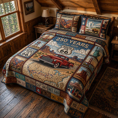 America 250 3-Piece Quilted Bedding Set GFTOMA12078