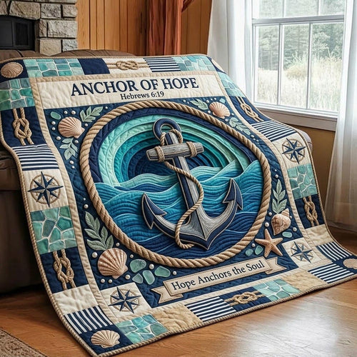 Coastal Faith Quilted Blanket GFTOMA12151
