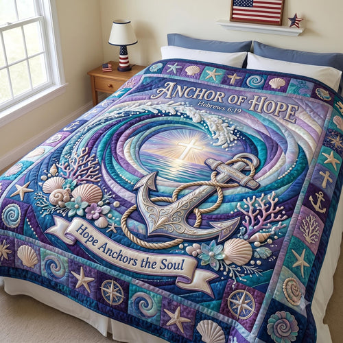 Faith Harbor Quilted Blanket GFTOMA12153