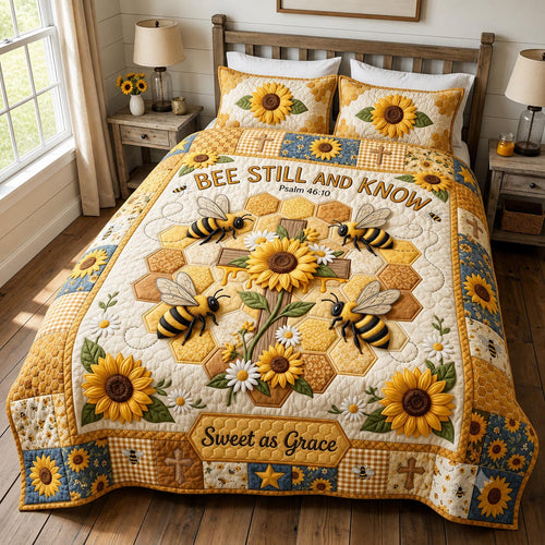 Faith Blossom Quilted Blanket GFTOMA12155