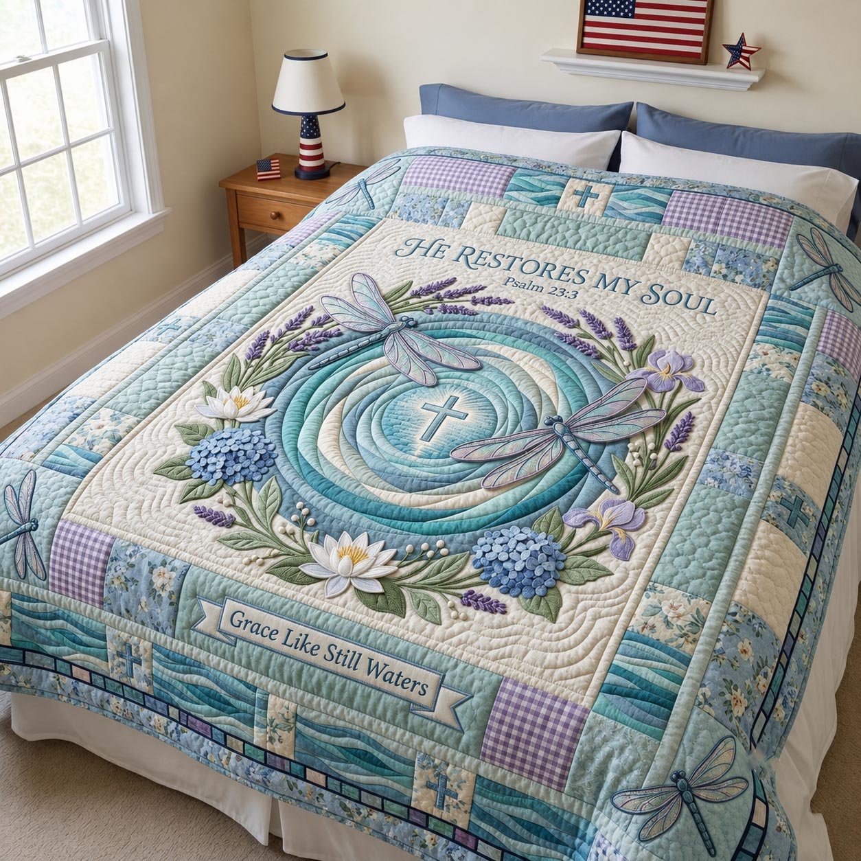 Grace Garden Quilted Blanket GFTOMA12156