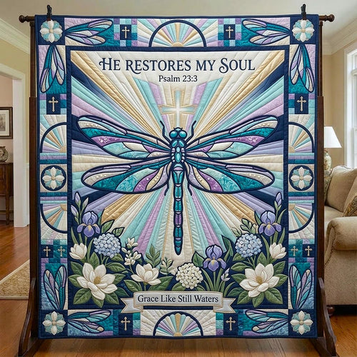 Blessed Blooms Quilted Blanket GFTOMA12157