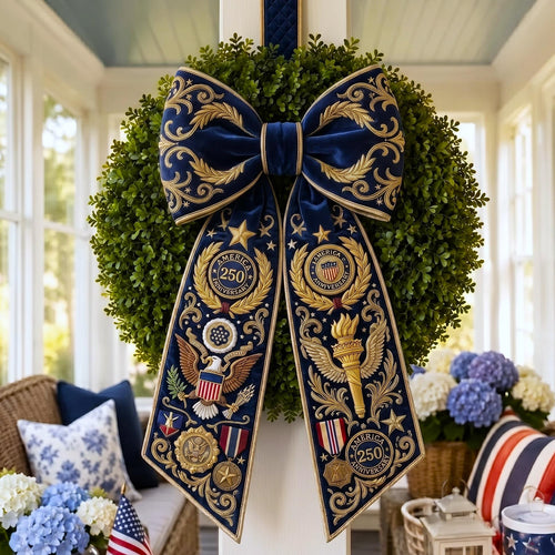 Freedom Stars Quilted Wreath Sash GFTOMA12194