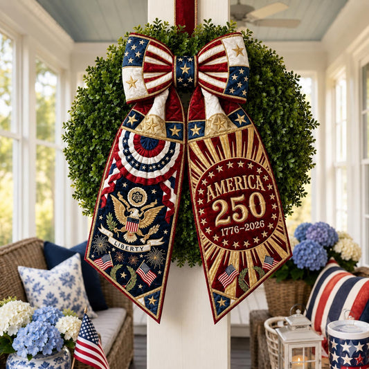 Patriot Spirit Quilted Wreath Sash GFTOMA12197